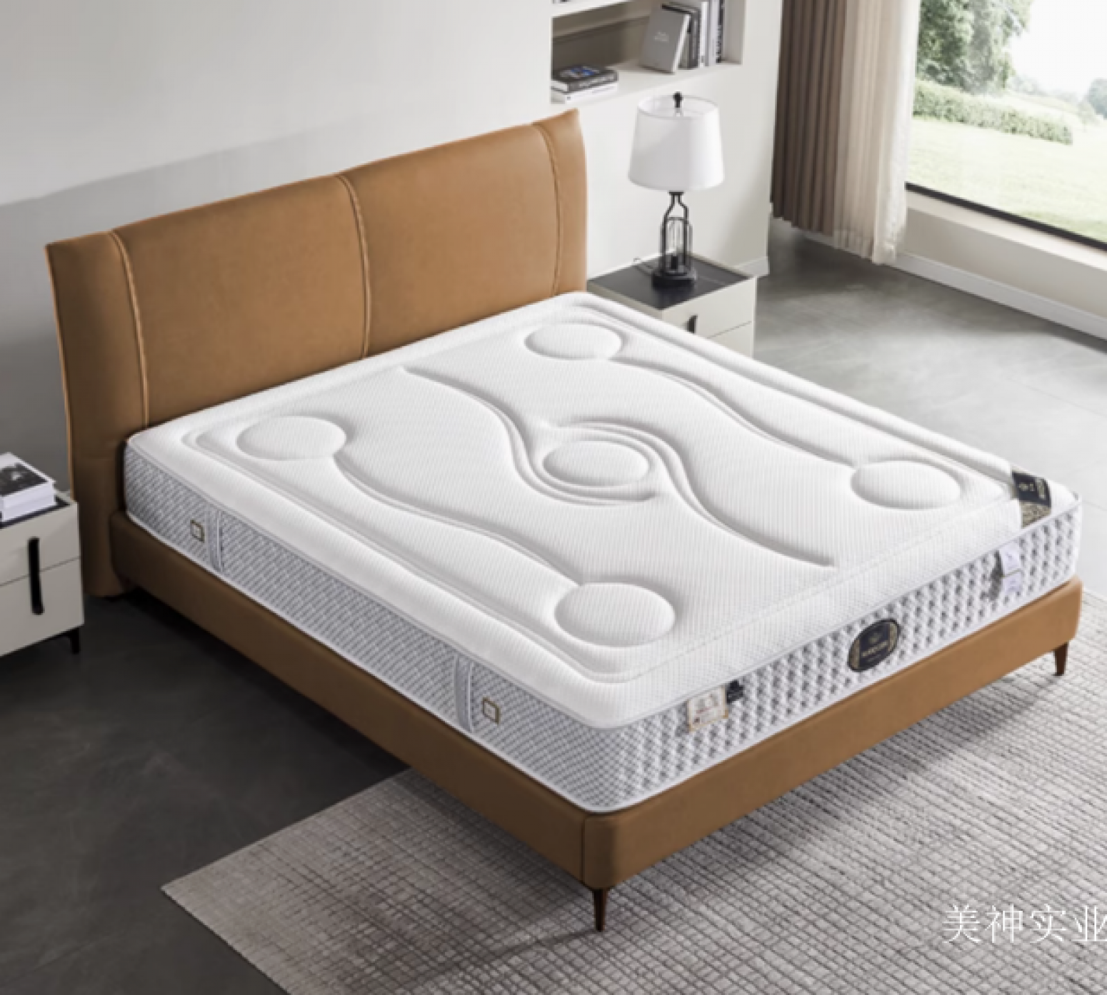 美神实业 Home Furniture Product 《Meishen Italian genuine leather bed》【图2】