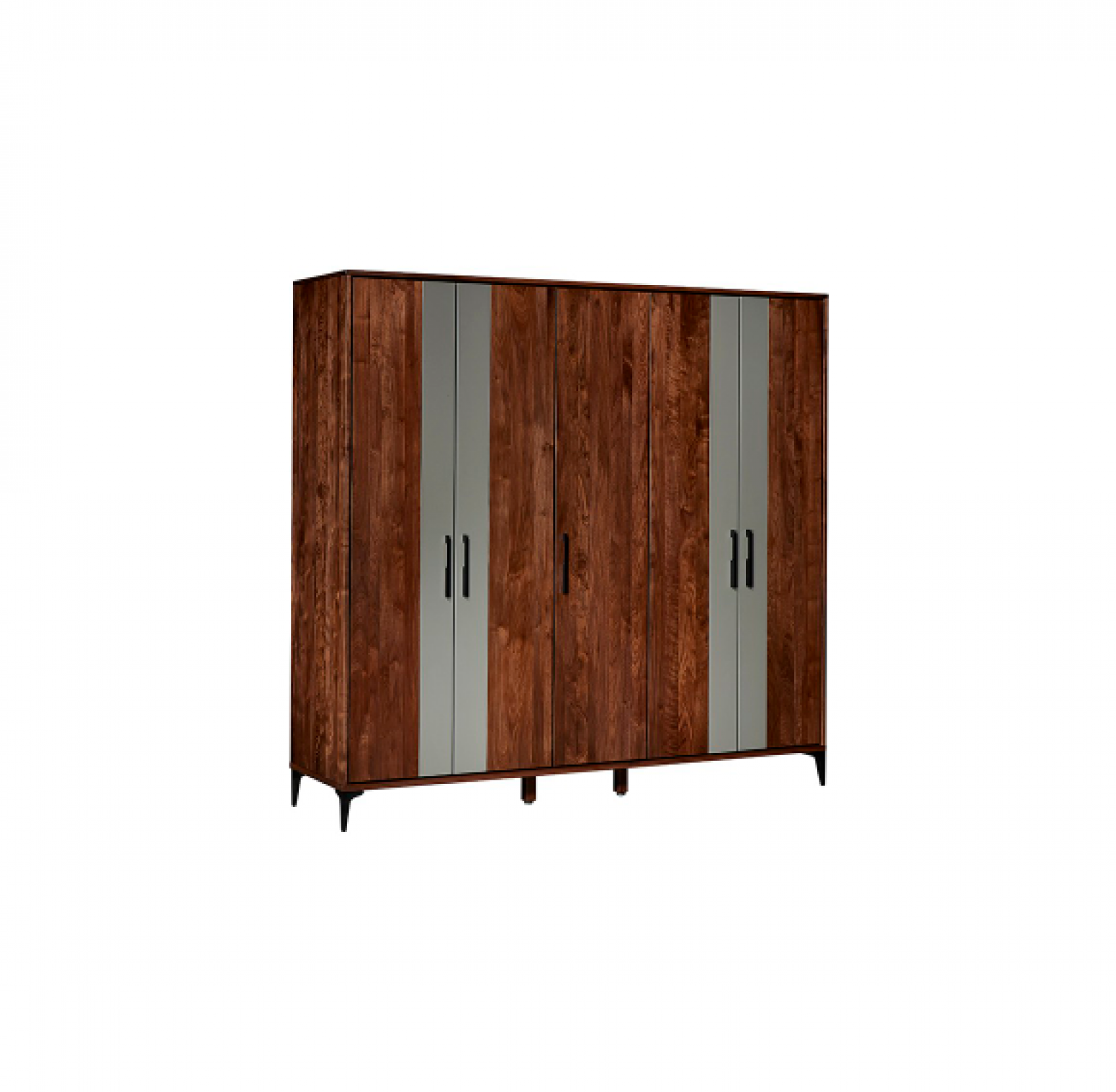 莫霞家居 Home Furniture product 《Simple color-blocked solid wood wardrobe》