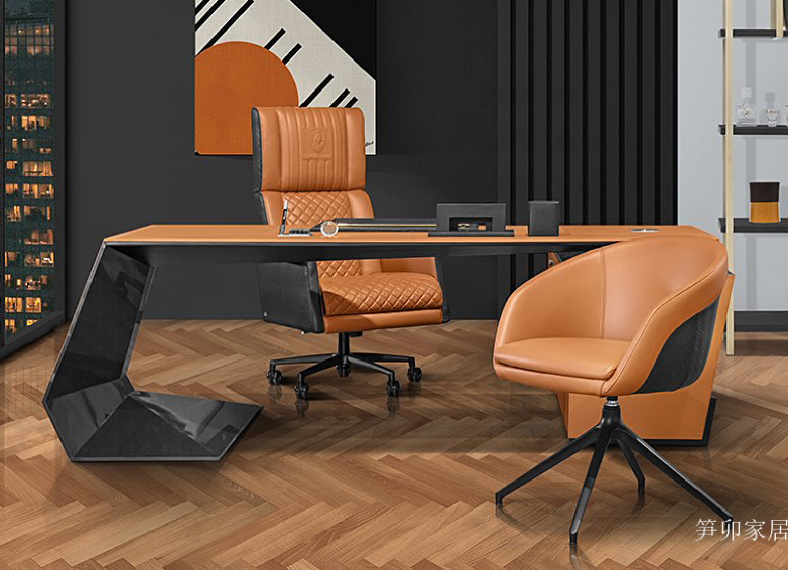 笋卯家居 Office furniture Product 《Office desk D4681》【图4】