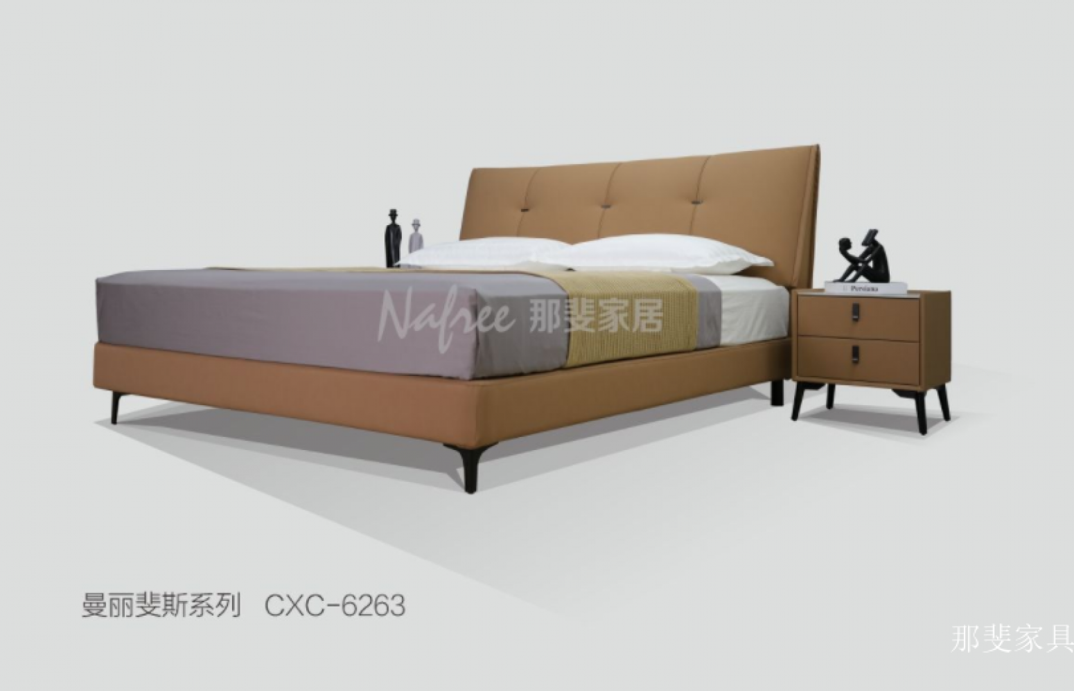那斐家具 Home Furniture Product 《Memphis series soft beds》【图0】