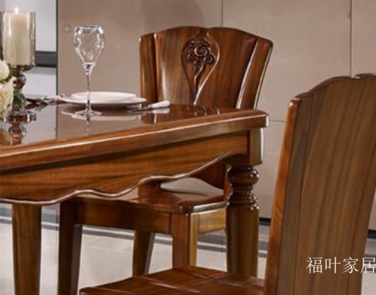 福叶家居 Home Furniture Product 《FUYE solid wood dining tables and chairs》【图2】