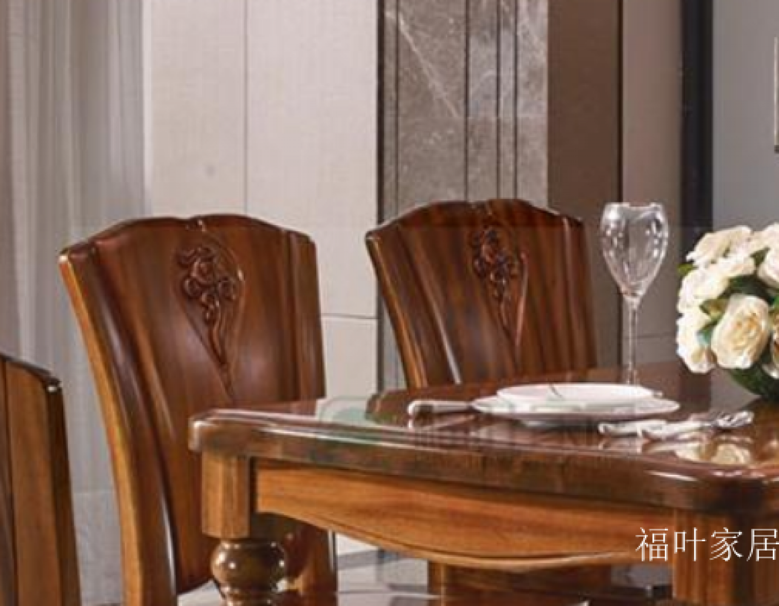 福叶家居 Home Furniture Product 《FUYE solid wood dining tables and chairs》【图3】