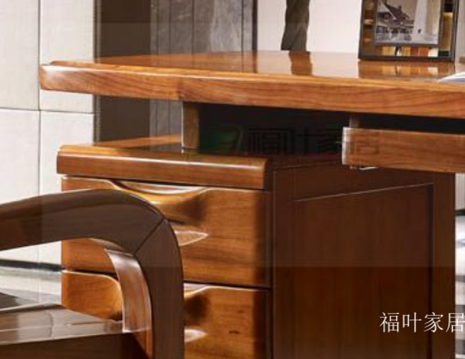 福叶家居 Home Furniture Product 《FUYE solid wood desk》【图1】
