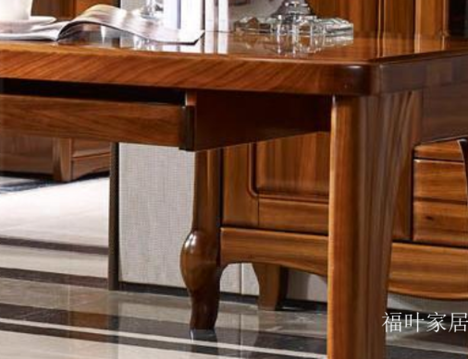 福叶家居 Home Furniture Product 《FUYE solid wood desk》【图2】