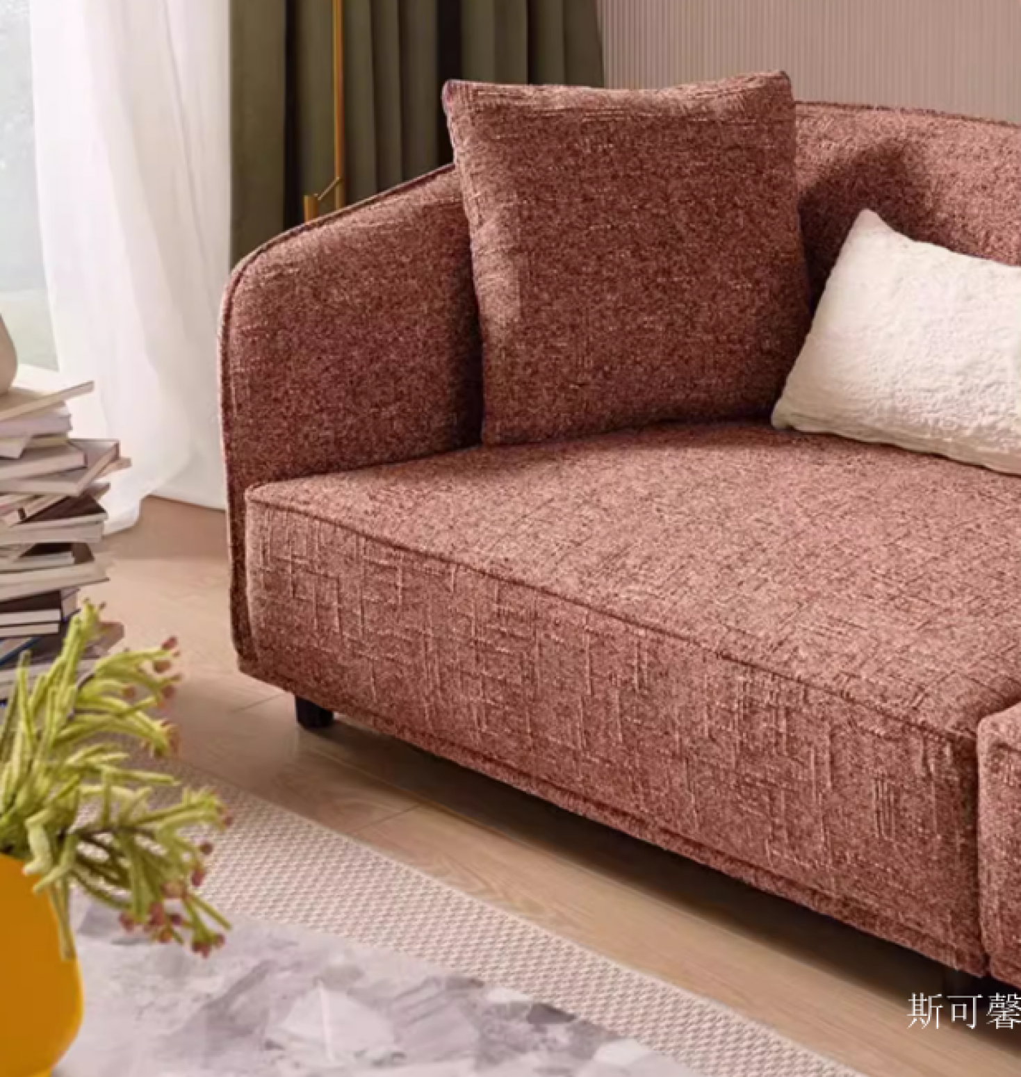 斯可馨 Home Furniture Product 《​​Rotatable Arc Sofa​》【图4】