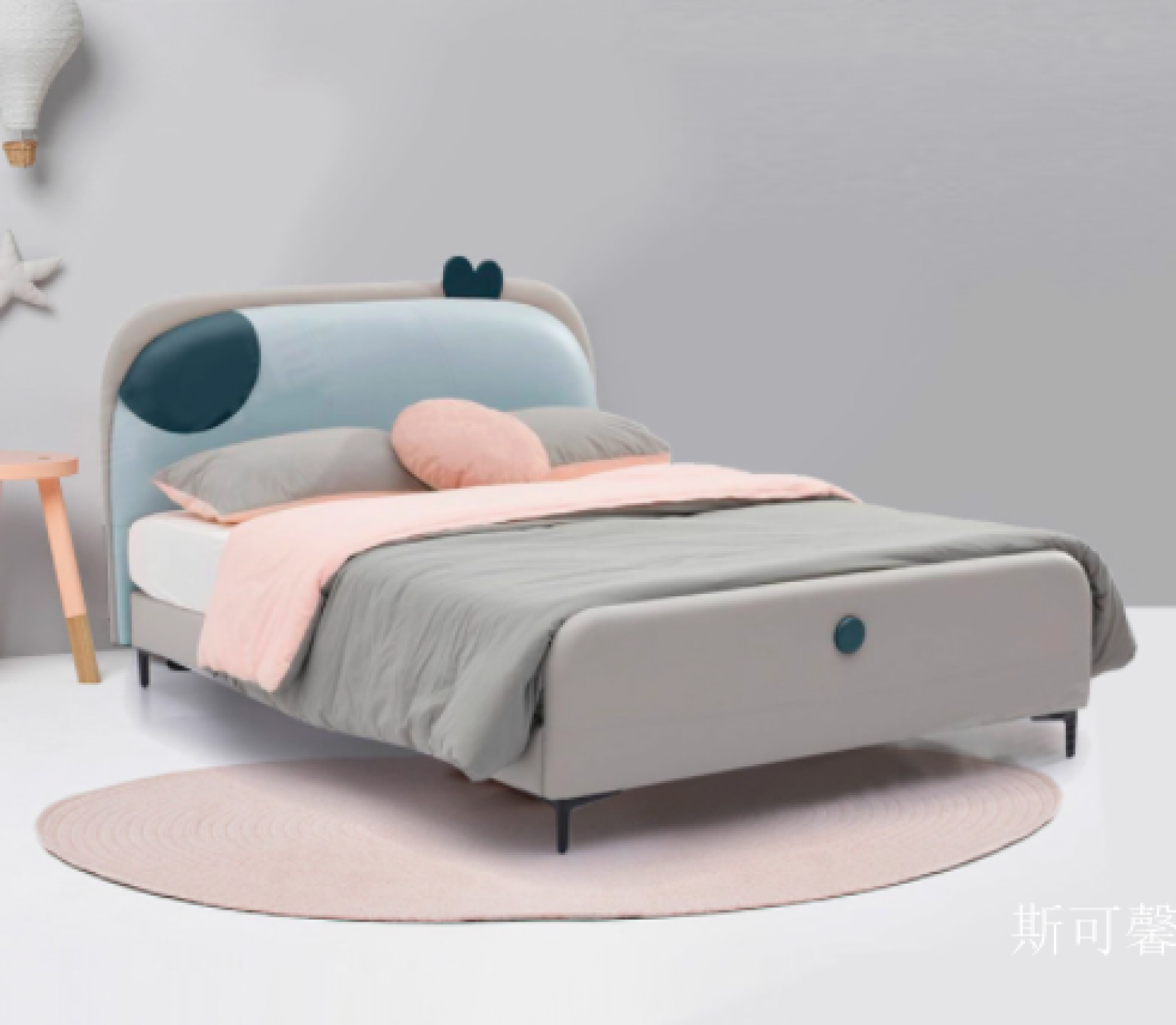 斯可馨 Children's furniture Product 《Modern and simple children's bed》【图0】