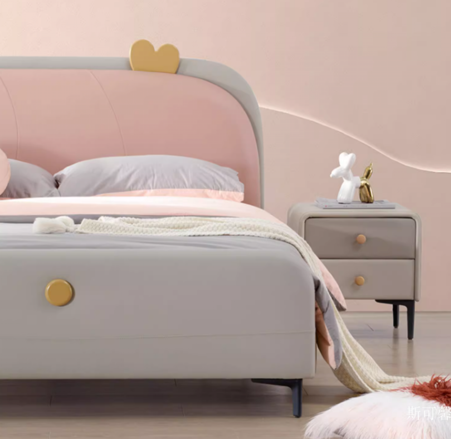 斯可馨 Children's furniture Product 《Modern and simple children's bed》【图3】