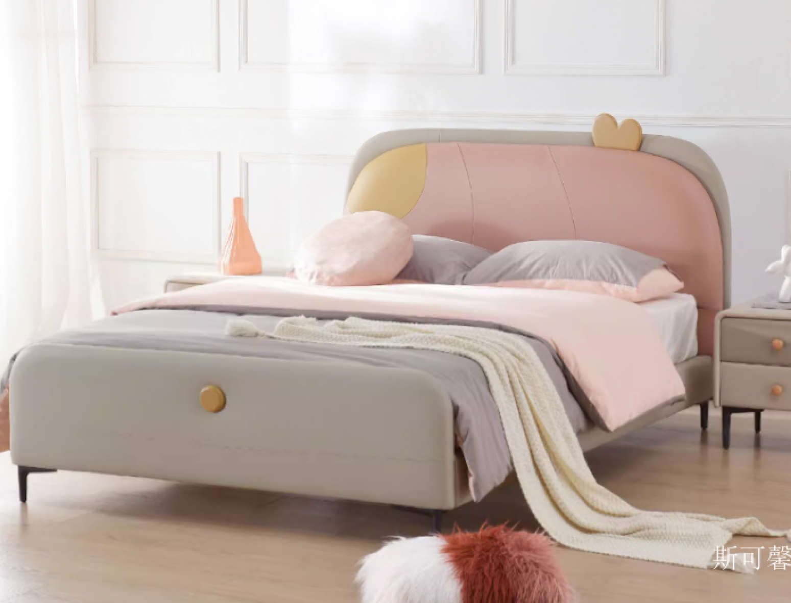 斯可馨 Children's furniture Product 《Modern and simple children's bed》【图4】