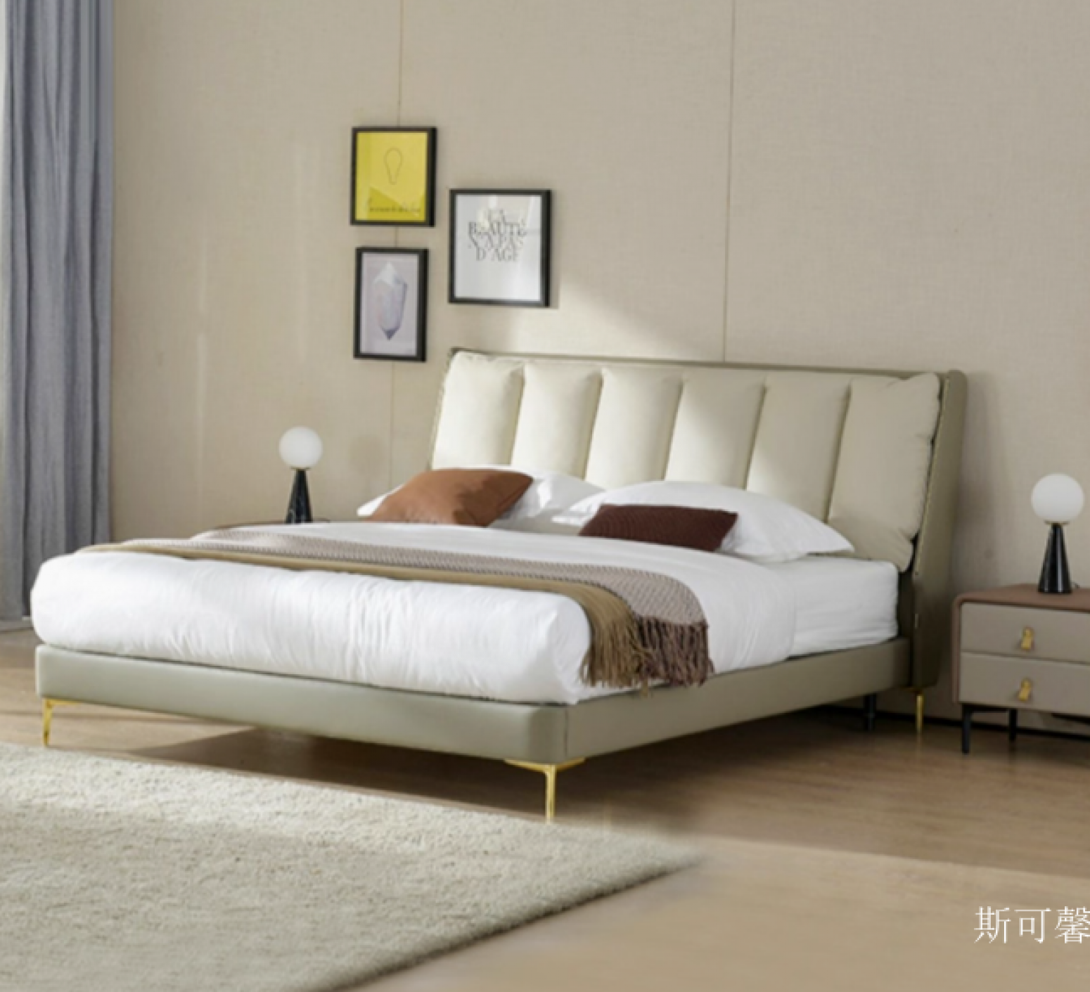 斯可馨 Home Furniture Product 《Light luxury fabric bed》【图1】