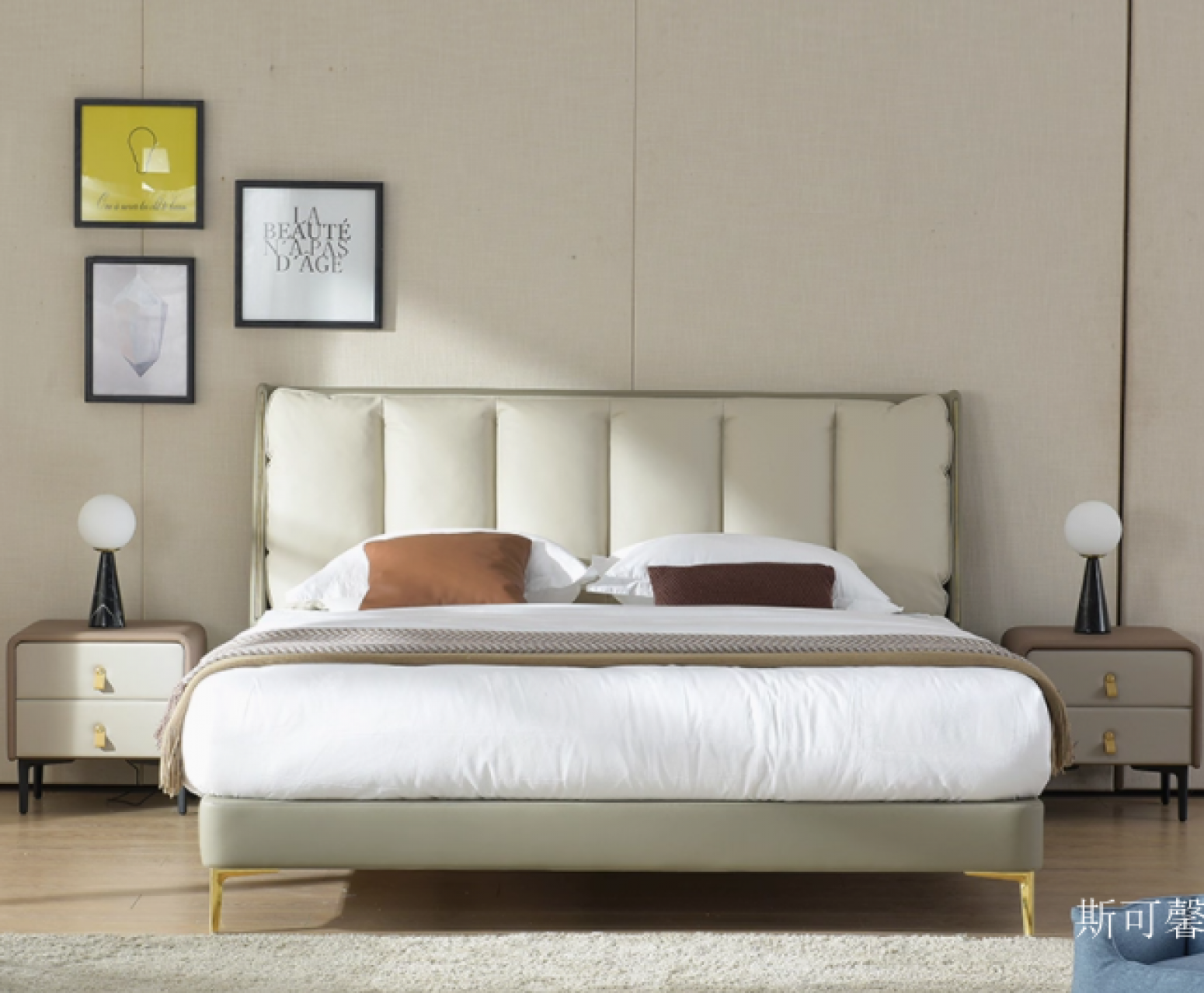 斯可馨 Home Furniture Product 《Light luxury fabric bed》【图2】