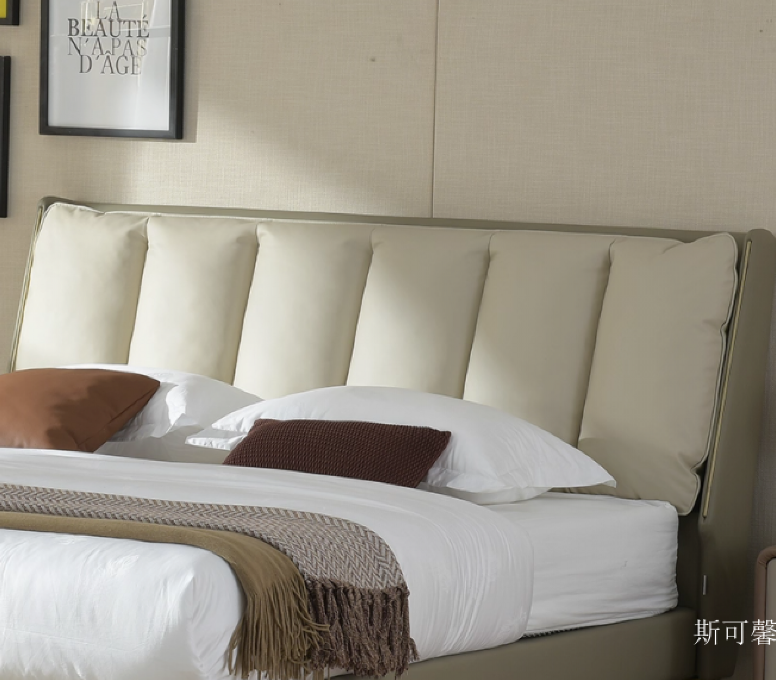 斯可馨 Home Furniture Product 《Light luxury fabric bed》【图3】