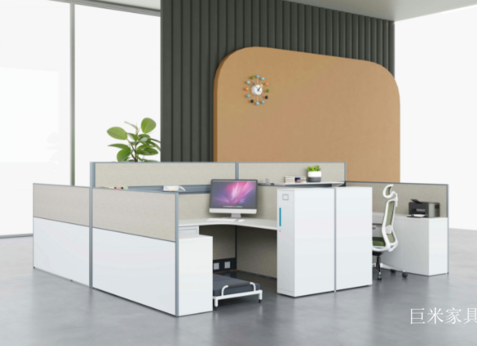 巨米家具 Office furniture Product 《JUMI32 office desk》【图0】