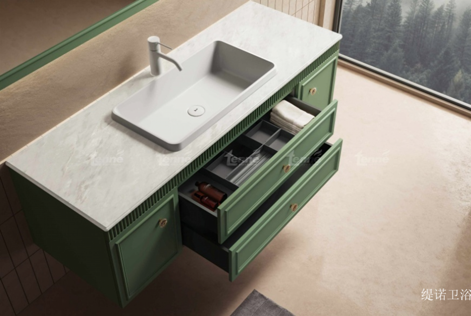 缇诺卫浴 Bathroom furniture Product 《Portia bathroom cabinet》【图2】