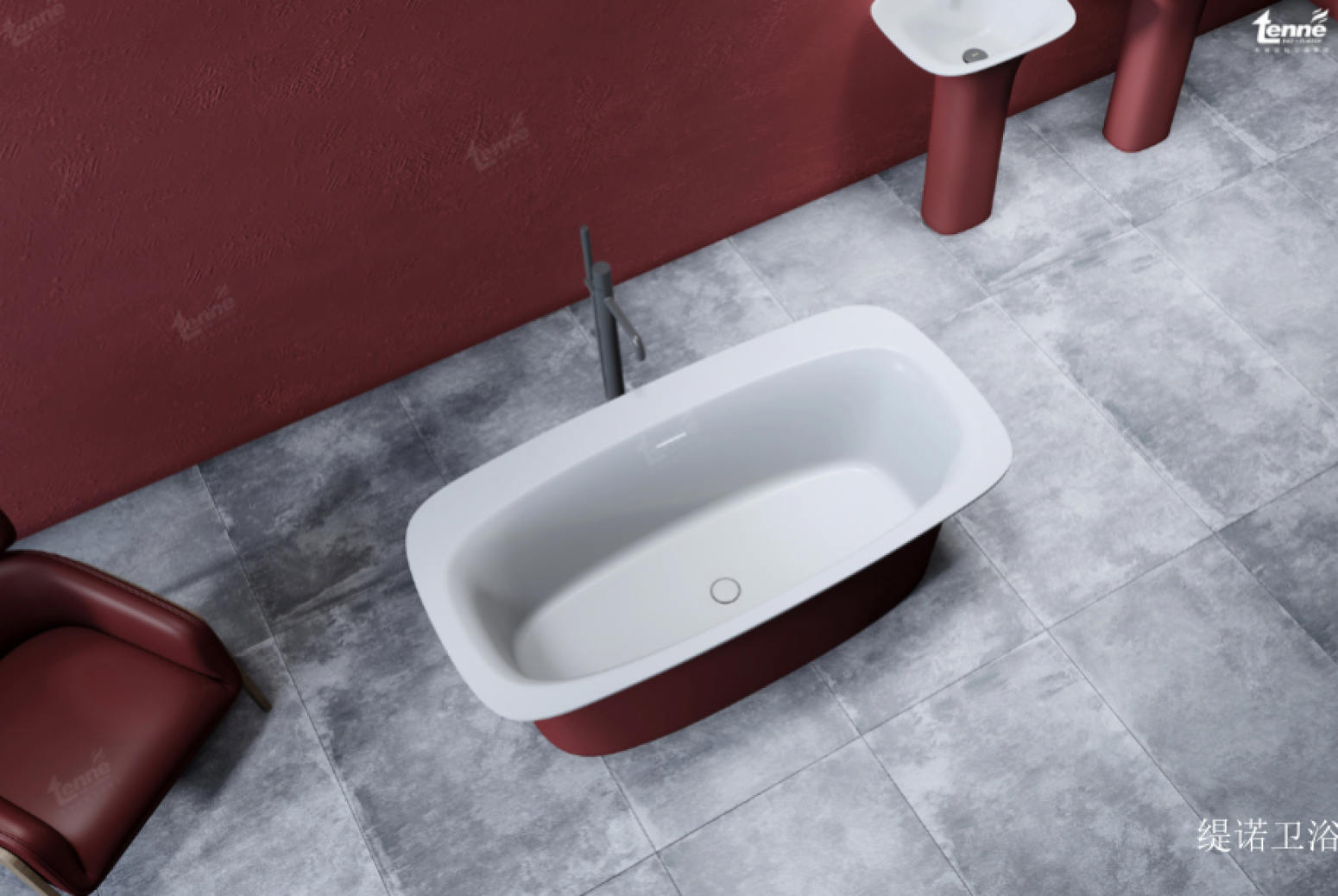 缇诺卫浴 Bathroom furniture Product 《Square bathtub》【图2】