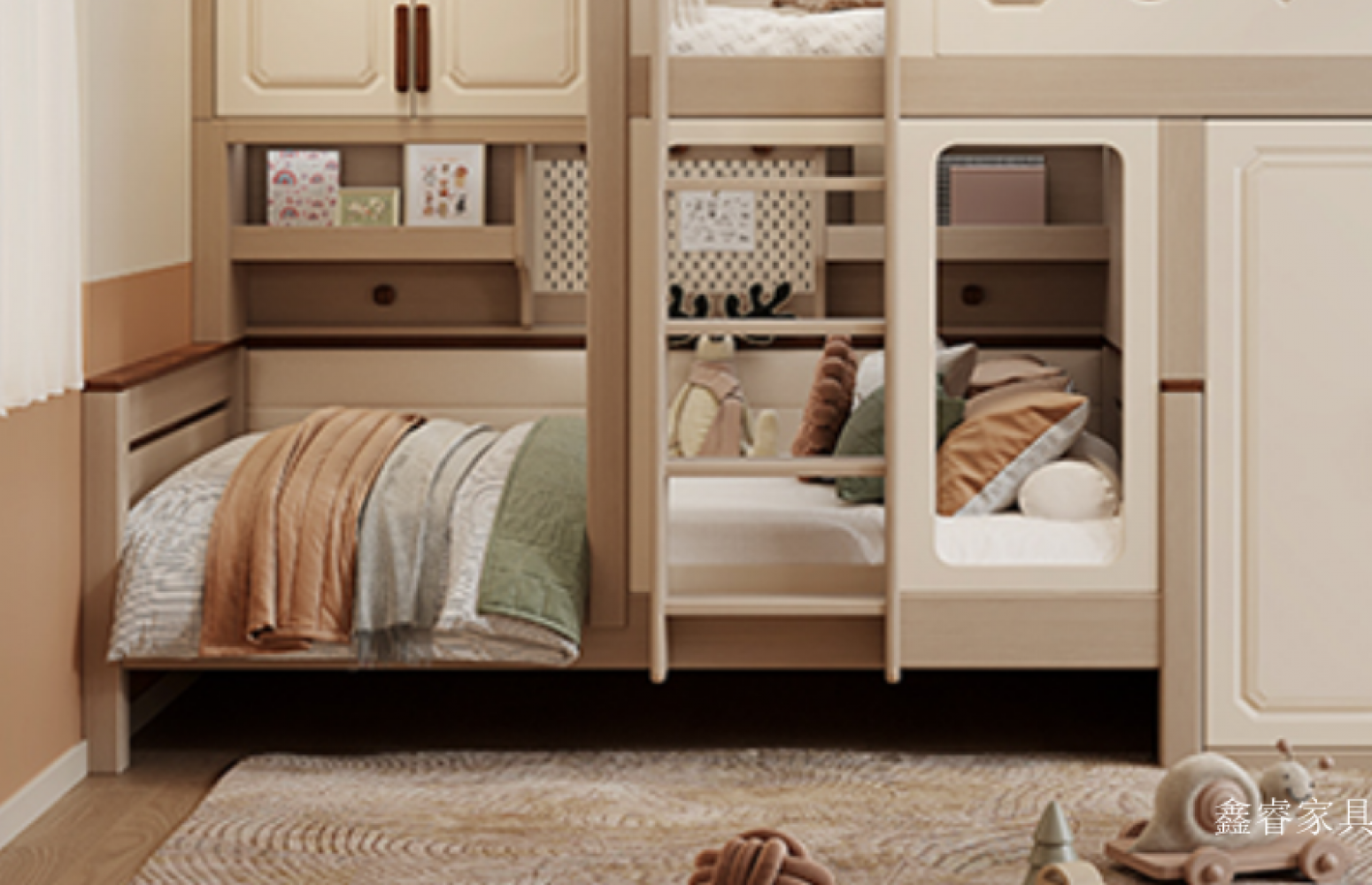 鑫睿家具 Children's furniture Product 《Ruimei Storage Children's Bed》【图2】