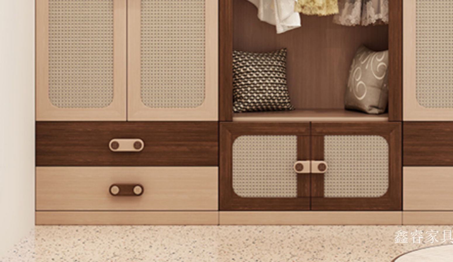 鑫睿家具 Children's furniture Product 《Ruishang Aesthetics Children's Wardrobe》 鑫睿家具 Children's furniture Product 《Ruishang Aesthetics Children's Wardrobe》【图1】