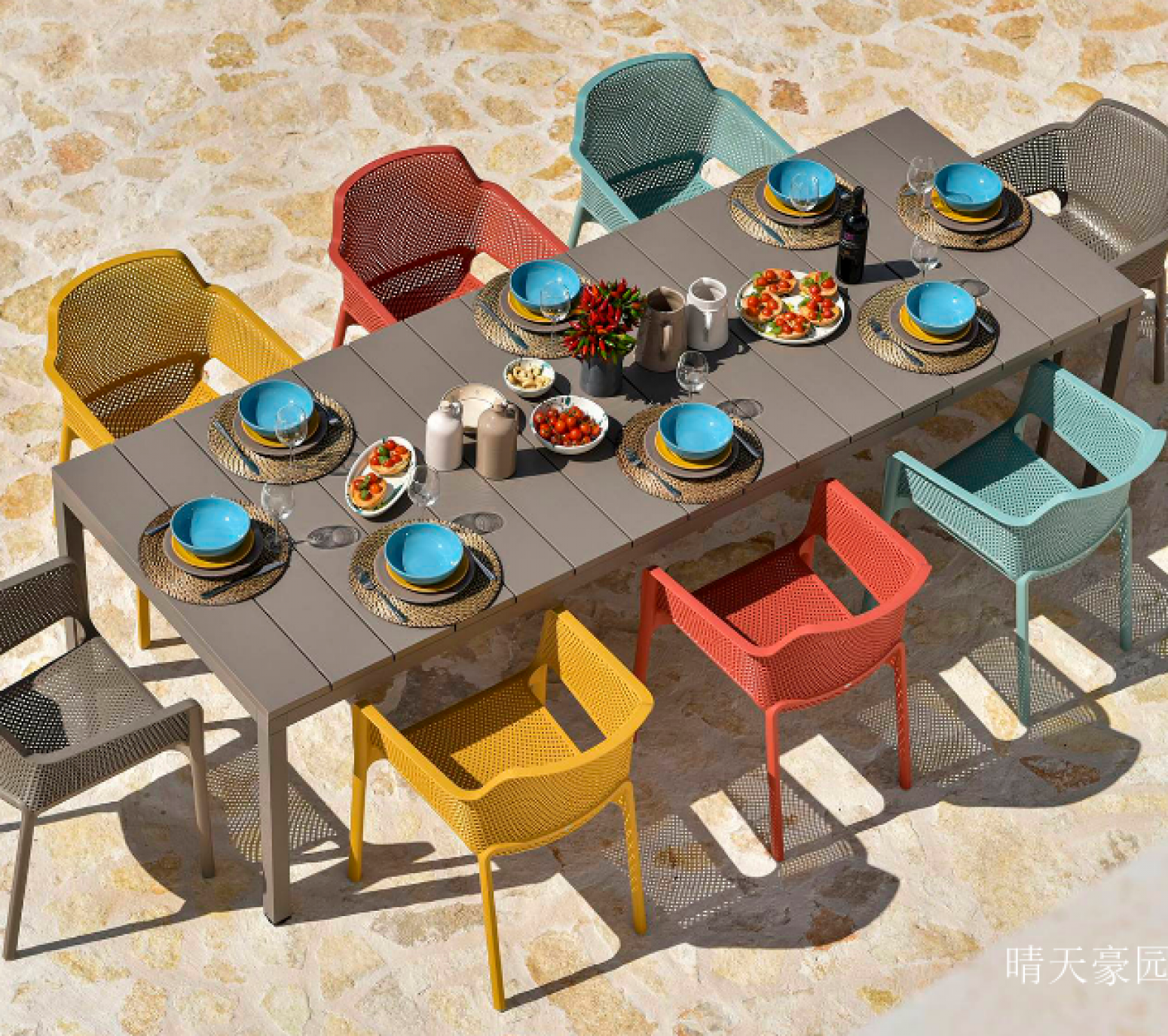 晴天豪园 Outdoor furniture Product 《NARDI dining Table》【图2】