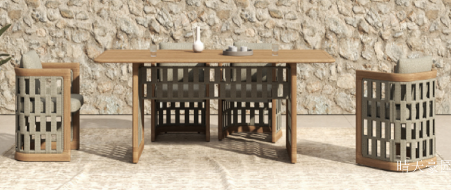晴天豪园 Outdoor furniture Product 《Gedel series dining tables and chairs》【图3】