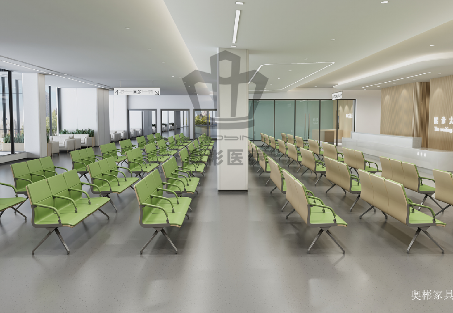 奥彬家具 Medical furniture Product 《Medical outpatient waiting chair》【图1】