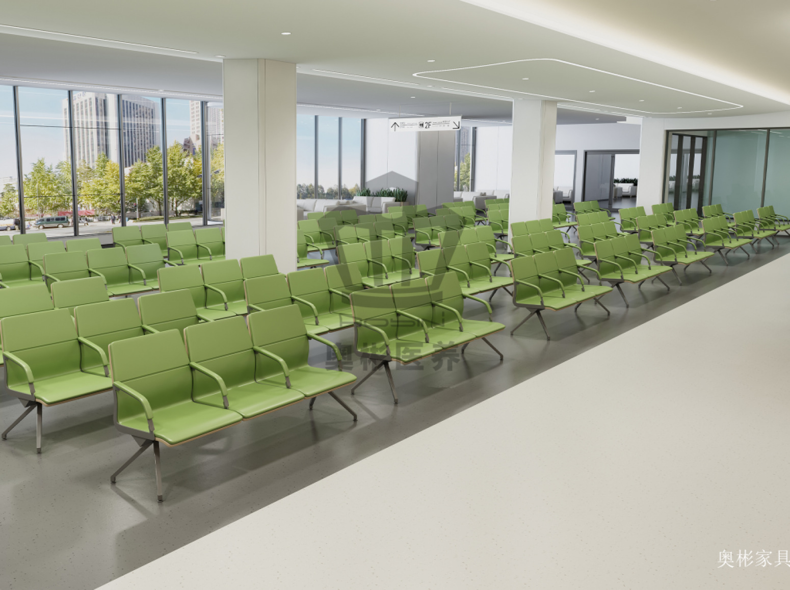 奥彬家具 Medical furniture Product 《Medical outpatient waiting chair》【图2】