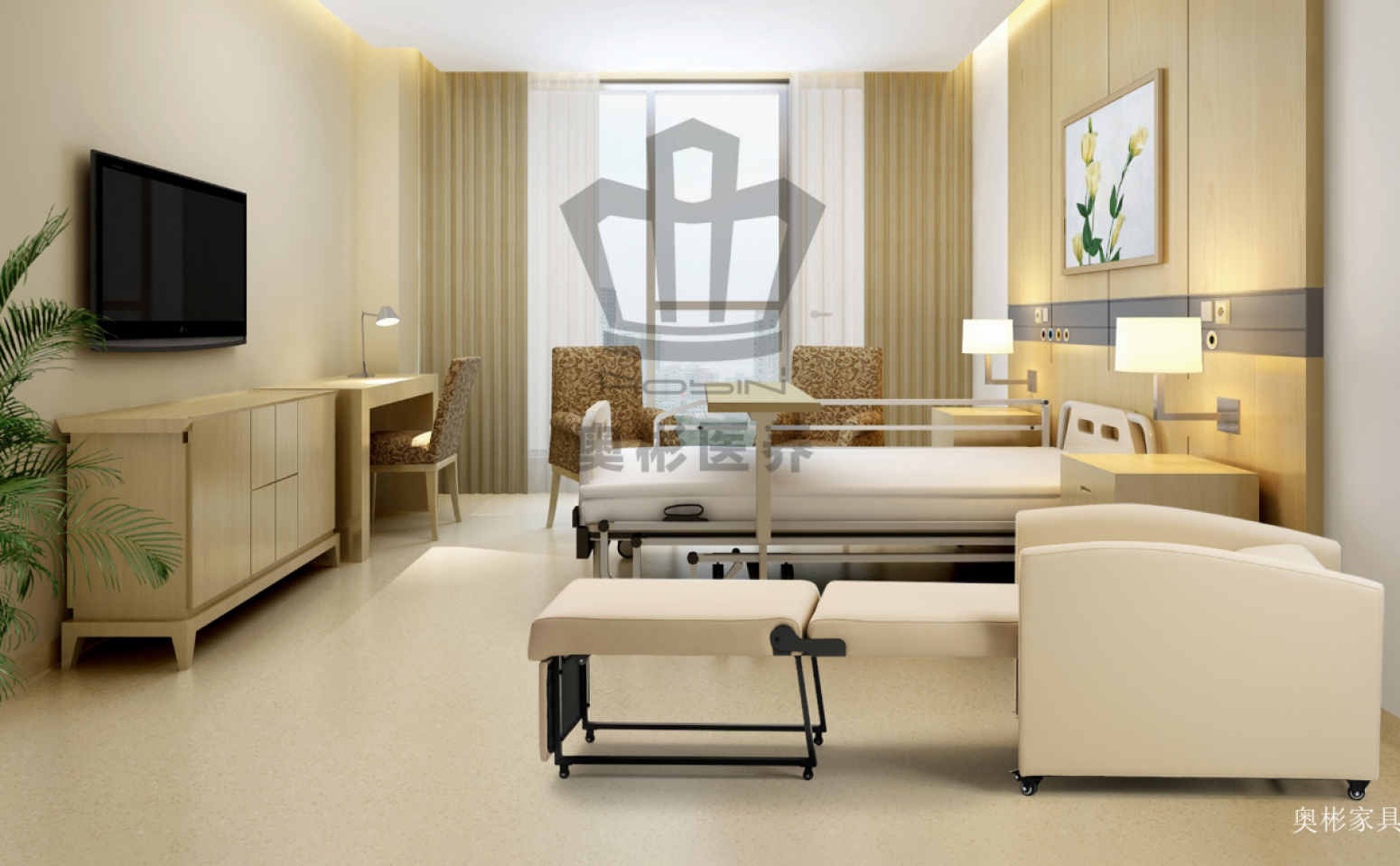 奥彬家具 Medical furniture Product 《Medical family companion bed》【图3】