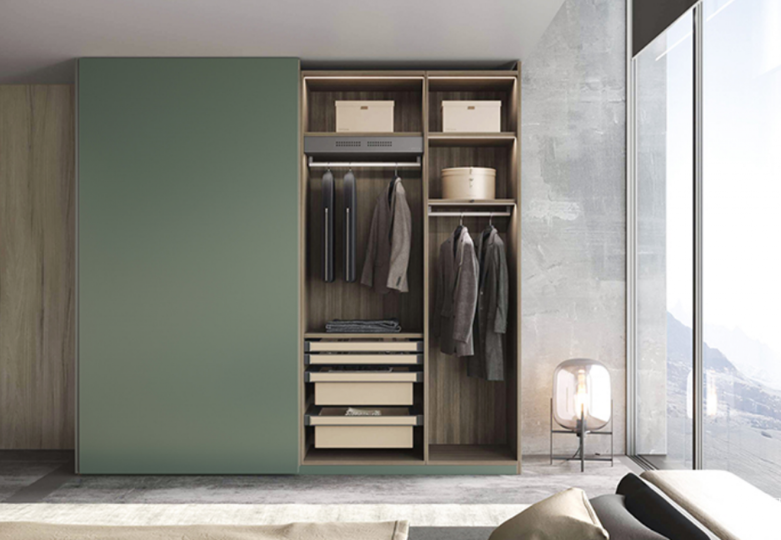 菲伲家居 Home Furniture Product 《Lacquered sliding door wardrobe》【图0】