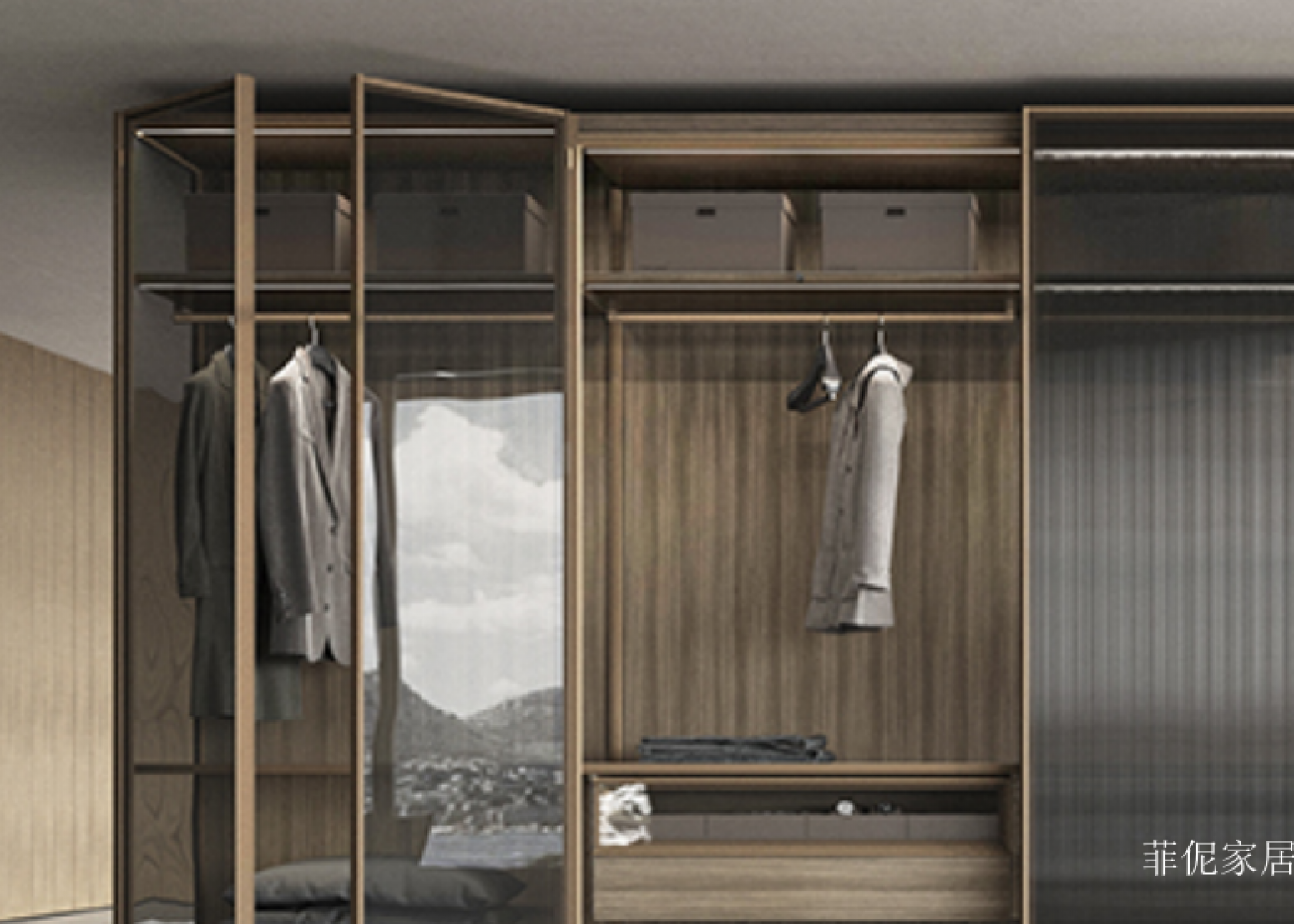 菲伲家居 Home Furniture Product 《Metal frame wardrobe》【图1】