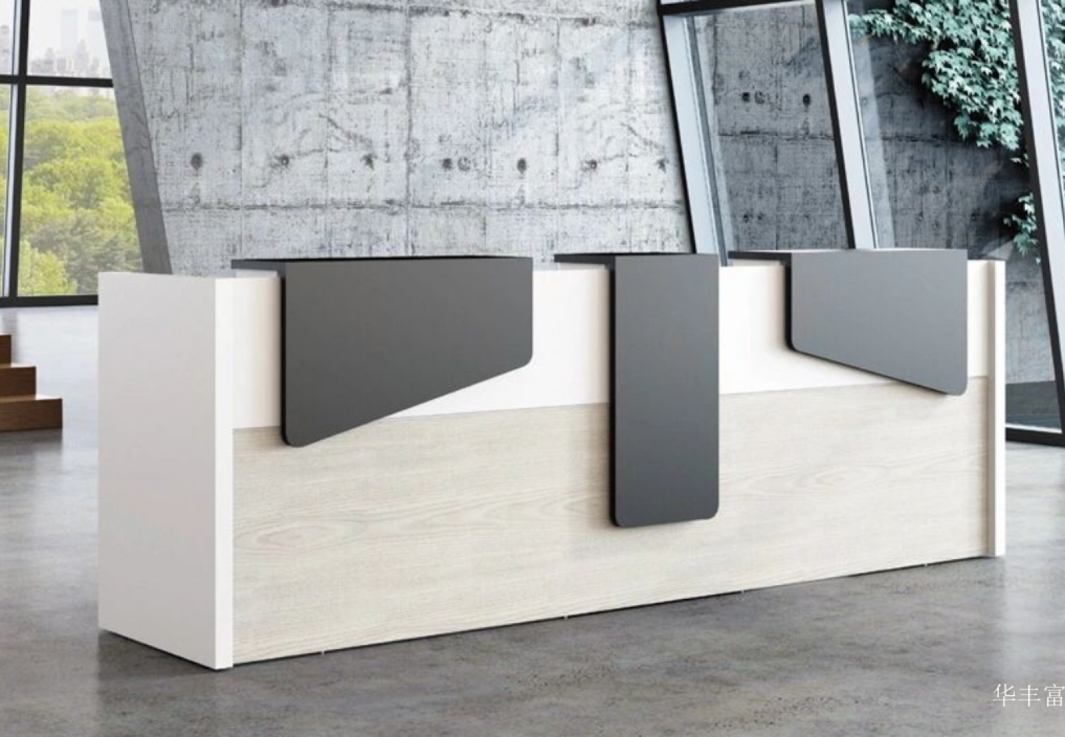 华丰富 Office furniture product 《Front desk reception desk》