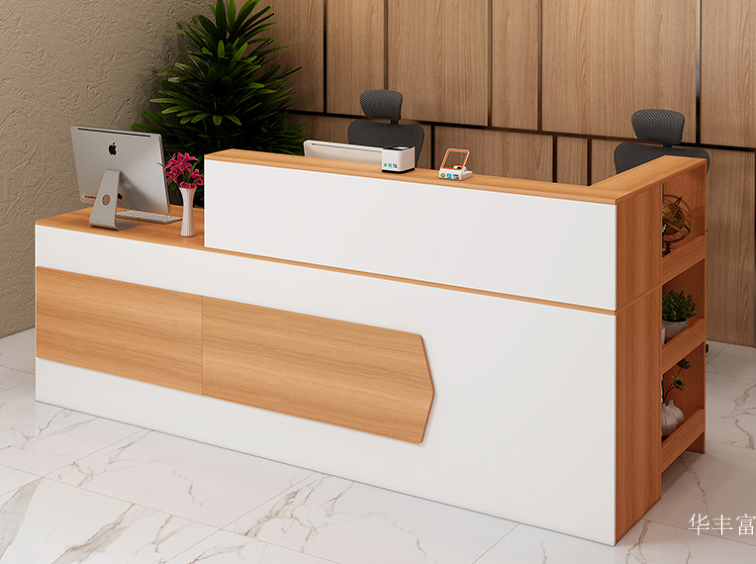 华丰富 Office furniture Product 《"Attract Wealth" front desk desk》【图0】