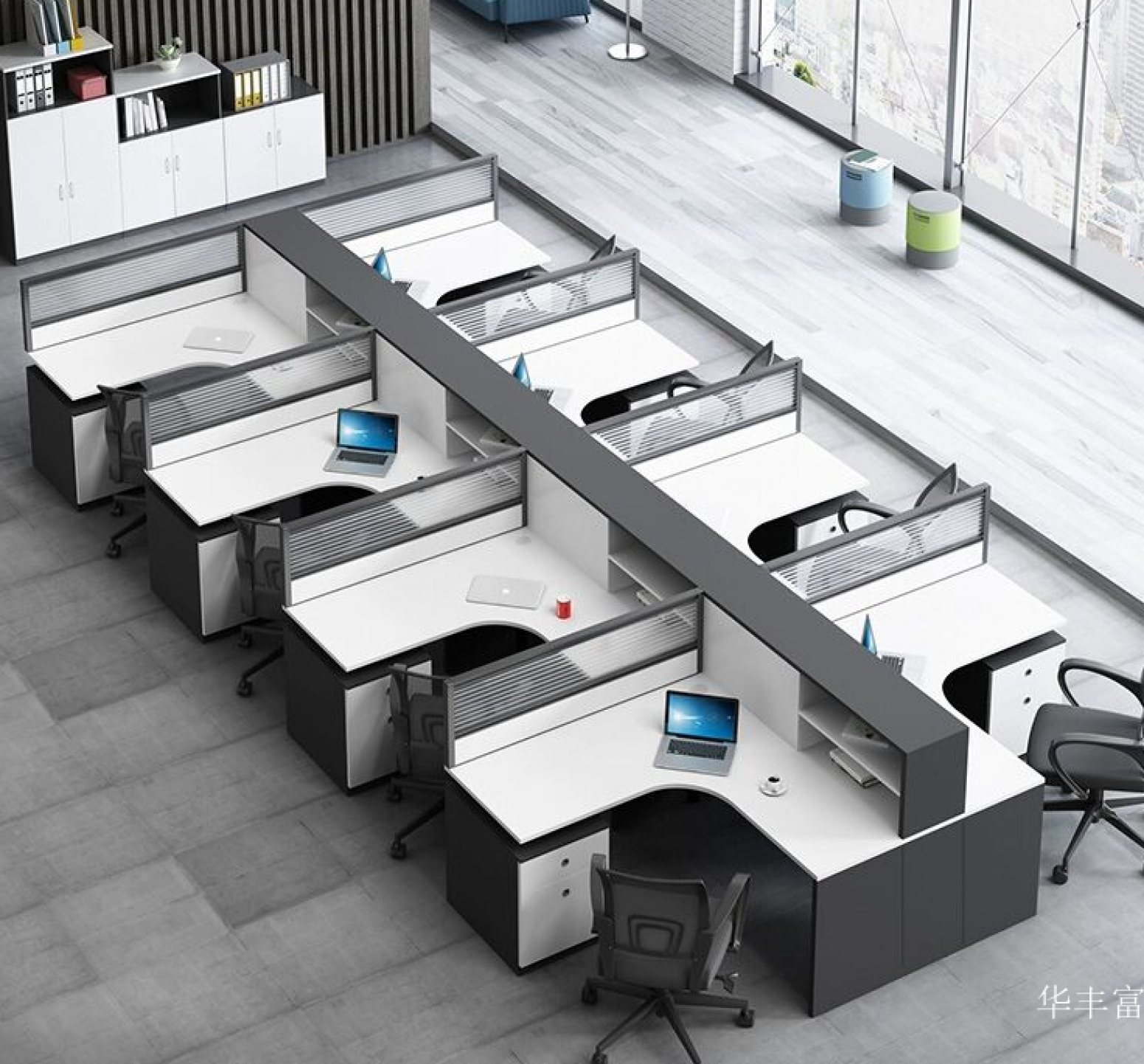 华丰富 Office furniture Product 《Office partition desk》【图2】