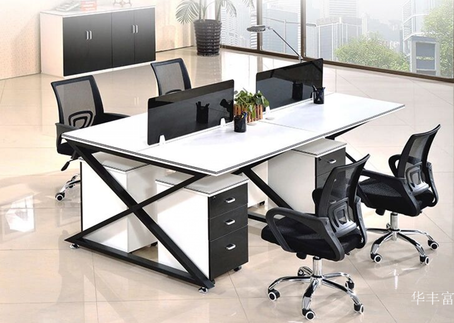 华丰富 Office furniture Product 《Simple office collaboration desk》【图1】