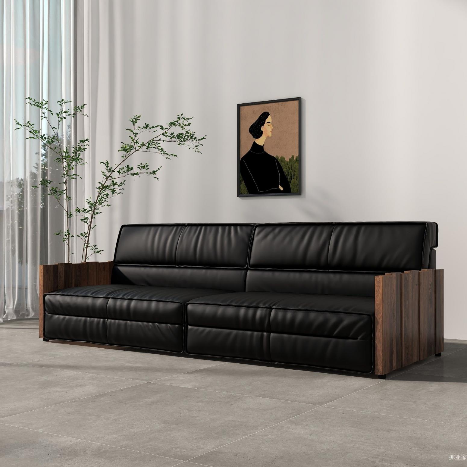 挪亚家 Home Furniture Product 《New wooden railing sofa》【图0】