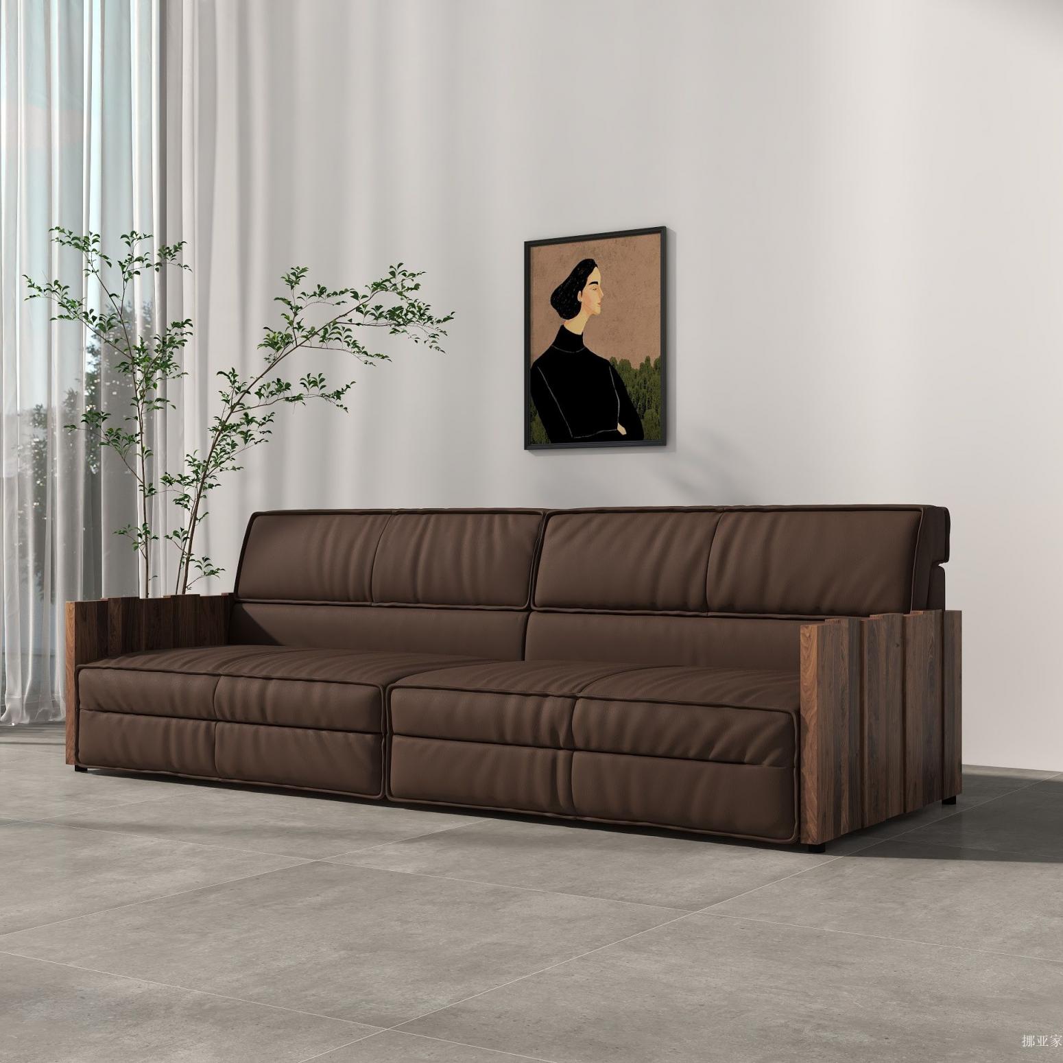 挪亚家 Home Furniture Product 《New wooden railing sofa》【图2】