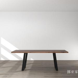 挪亚家 Home Furniture product 《Solid wood double-spliced large table with cracks》议价