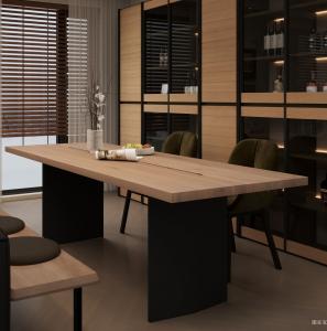 挪亚家 Home Furniture product 《Double-panel solid wood table》议价