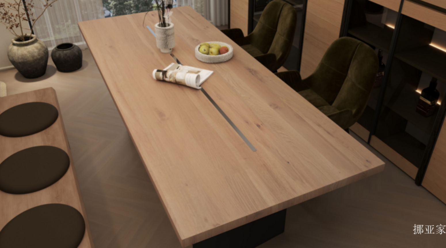 挪亚家 Home Furniture Product 《Double-panel solid wood table》【图2】