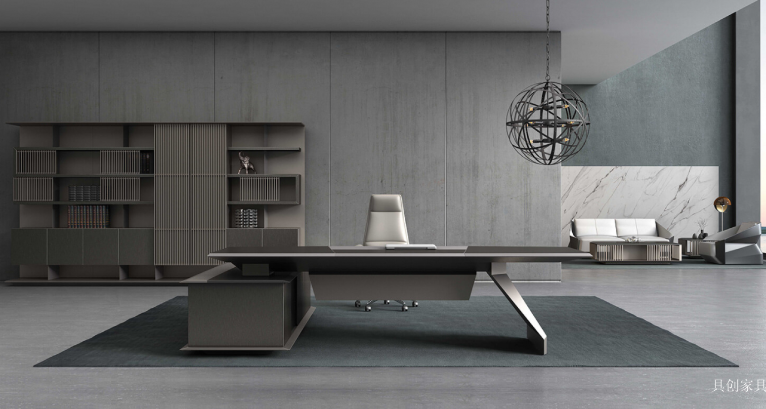 具创家具 Office furniture Product 《Enzo's executive desk》【图2】