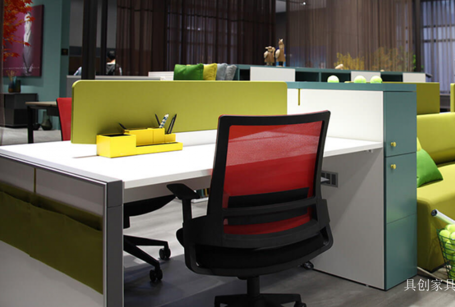 具创家具 Office furniture Product 《Barley series staff desks》【图0】