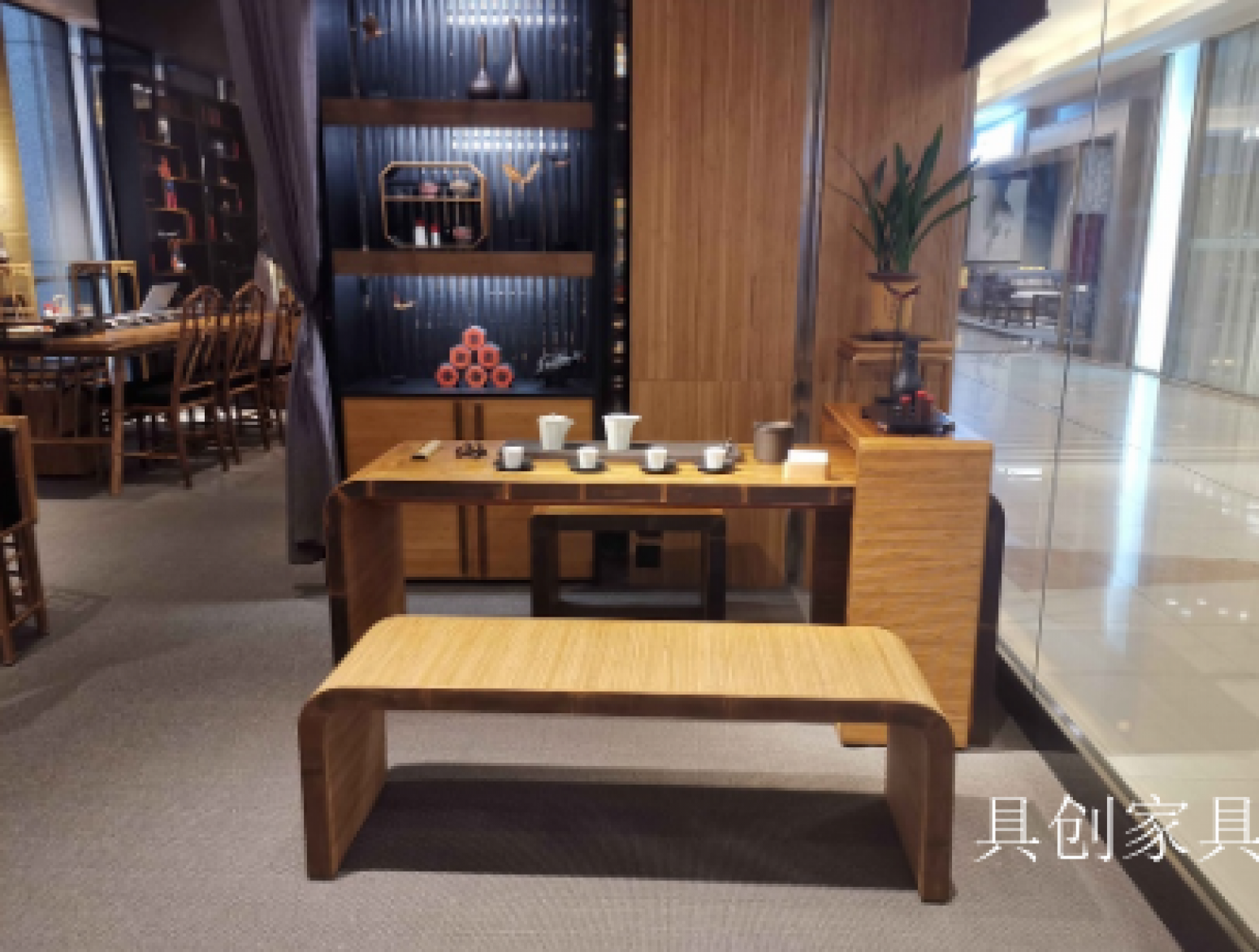 具创家具 Home Furniture Product 《Silk&bamboo tea table》【图1】
