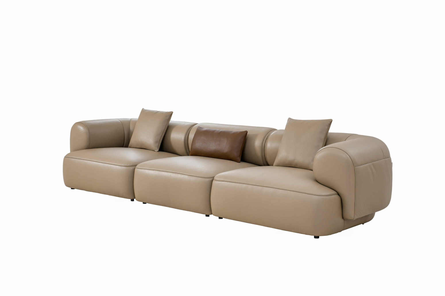 志豪家具 Home Furniture Product 《Warm brown soft sofa》【图1】