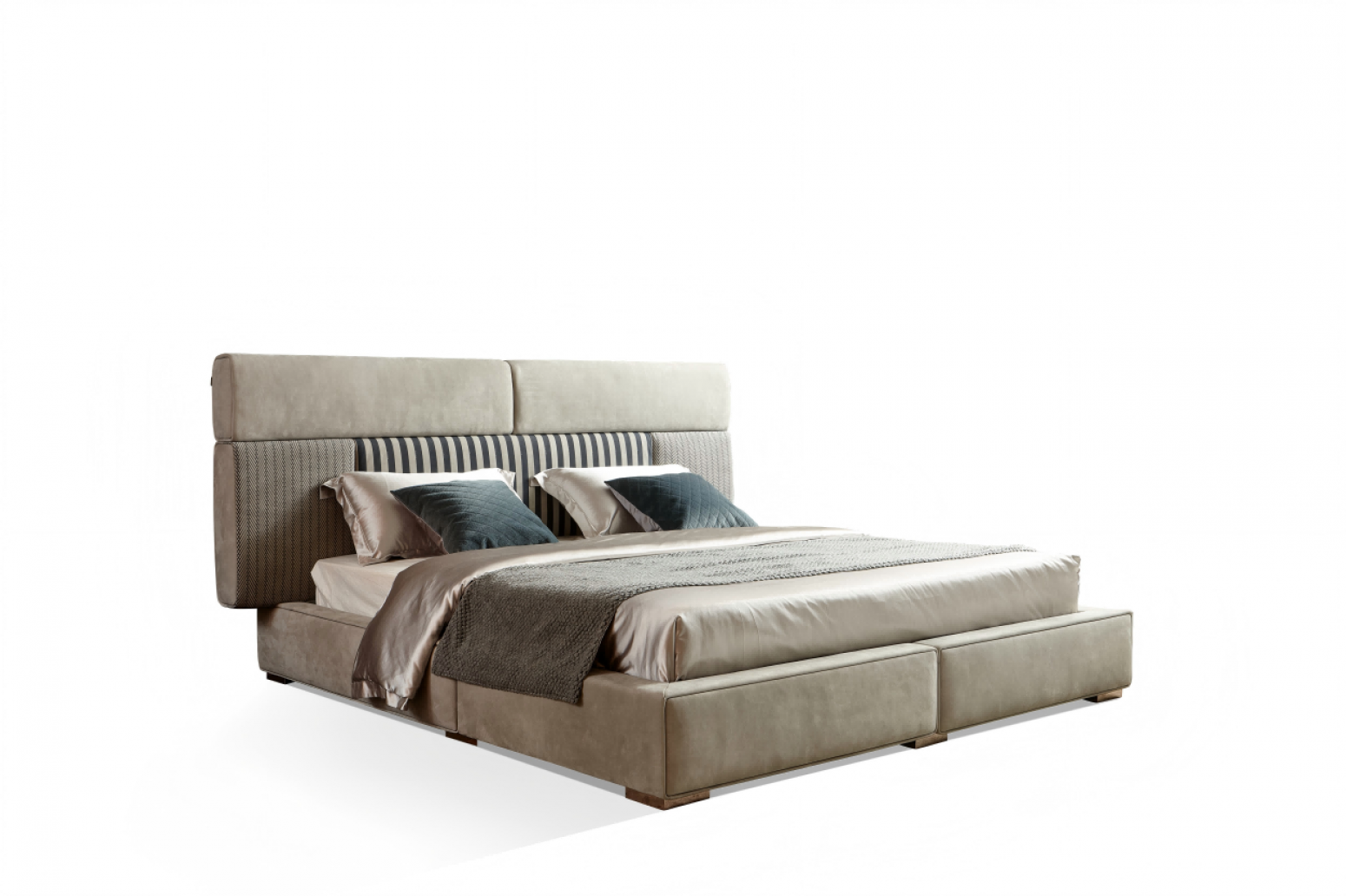 志豪家具 Home Furniture Product 《Yajing Double soft-padded bed》【图1】