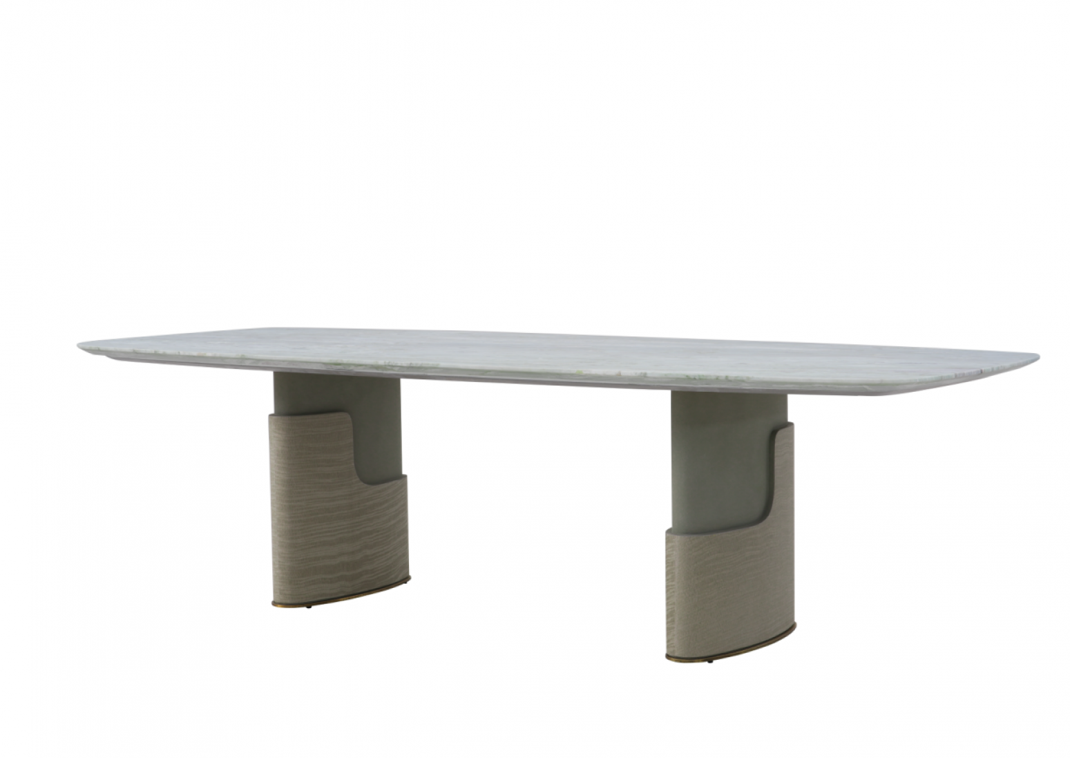 志豪家具 Home Furniture Product 《Marble double-column light luxury dining table》【图1】