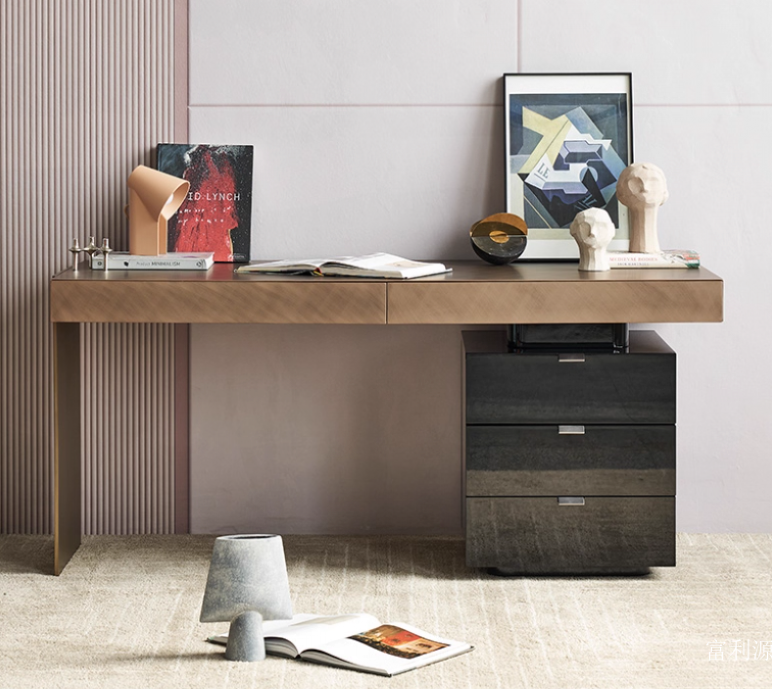 富利源 Office furniture Product 《Italian minimalist office desk》【图2】