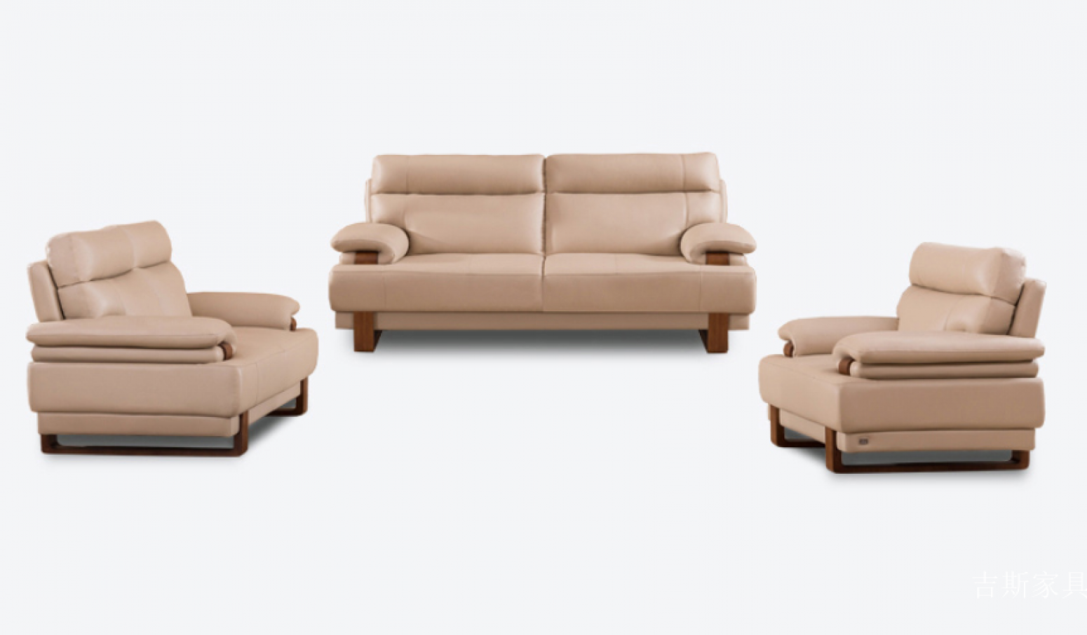 吉斯家具 Home Furniture product 《Little bull leather sofa》