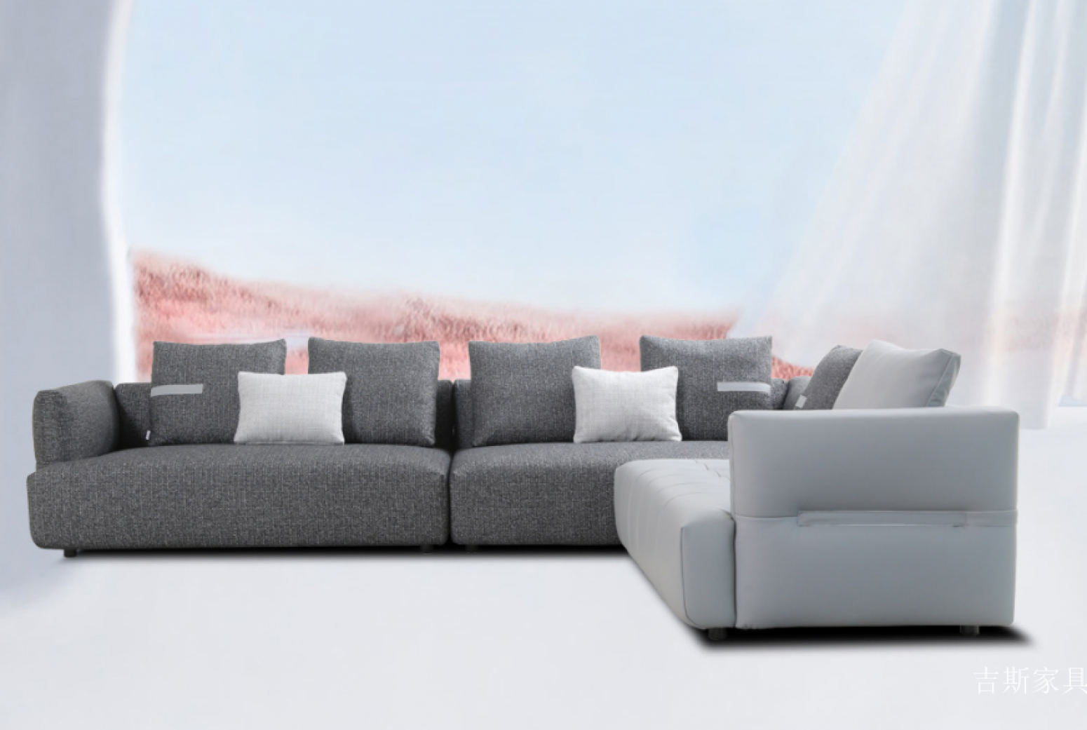 吉斯家具 Home Furniture Product 《Cynthia fabric sofa》【图0】