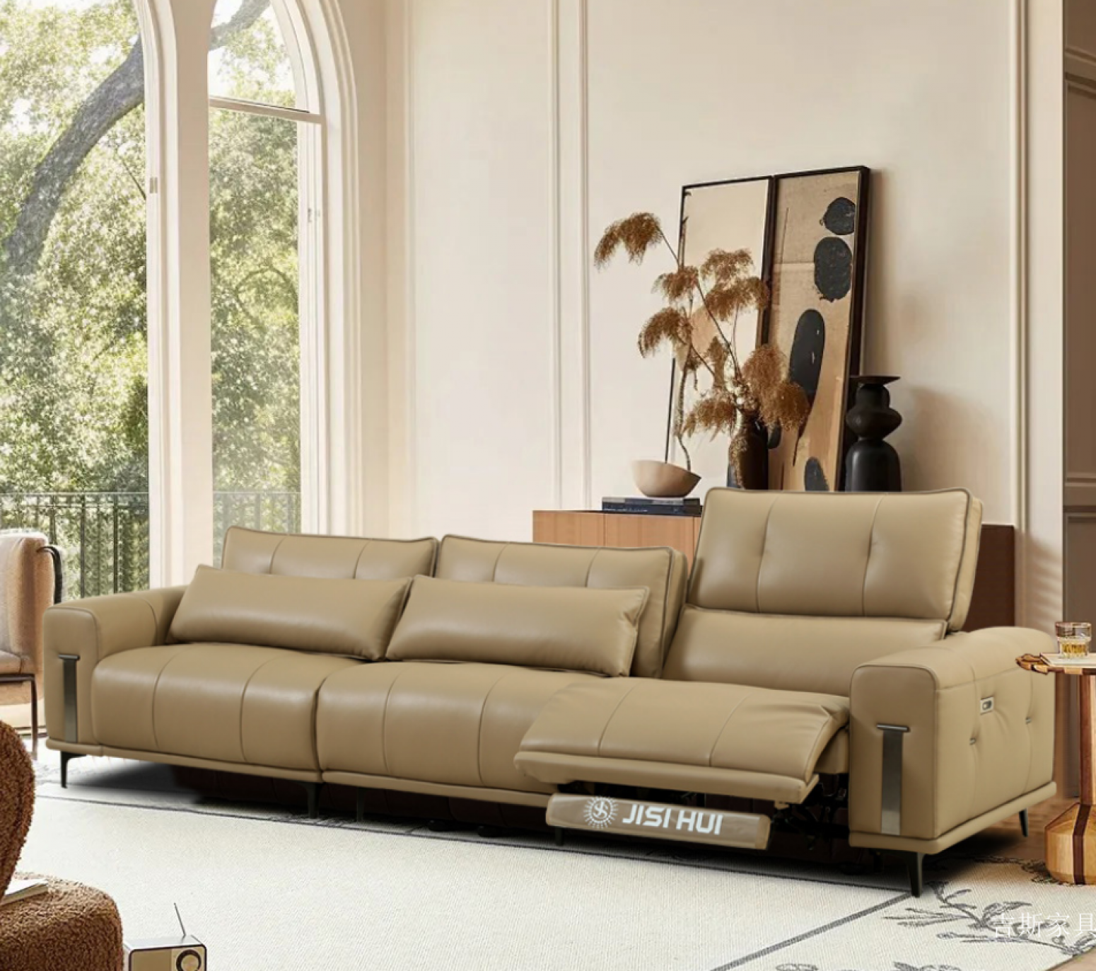 吉斯家具 Smart home Product 《Gishui genuine leather sofa》【图0】