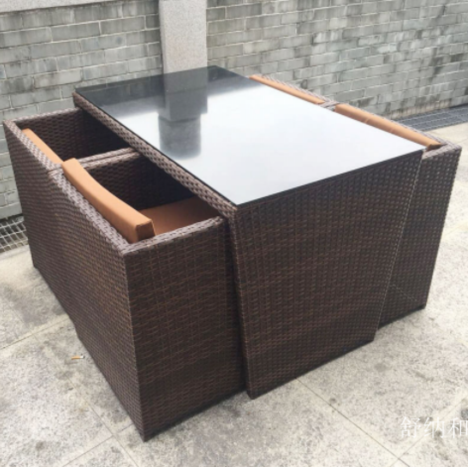 舒纳和Outdoor furnitureProduct《Pastoral Outdoor Rattan Wicker Table&Chairs》【图1】