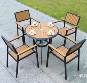 舒纳和Outdoor furniture《Commercial Café Wooden Table and Chairs》