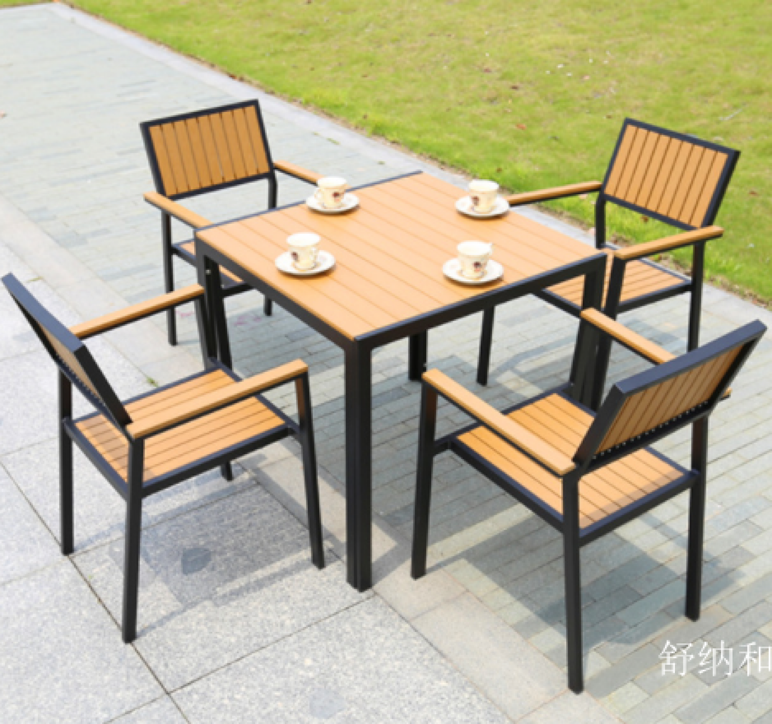舒纳和Outdoor furnitureProduct《Commercial Café Wooden Table and Chairs》【图3】