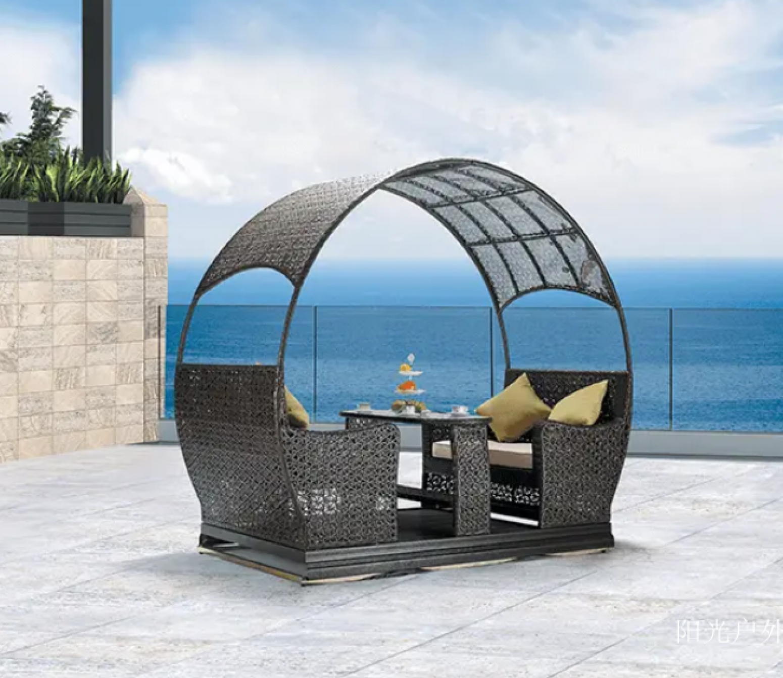 阳光户外 Outdoor furniture Product 《Four-Seater Swing Chair》【图0】